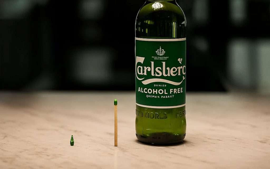 Kleinste bierflesje ter wereld? Carlsberg maakt het waar met 0,005 cl