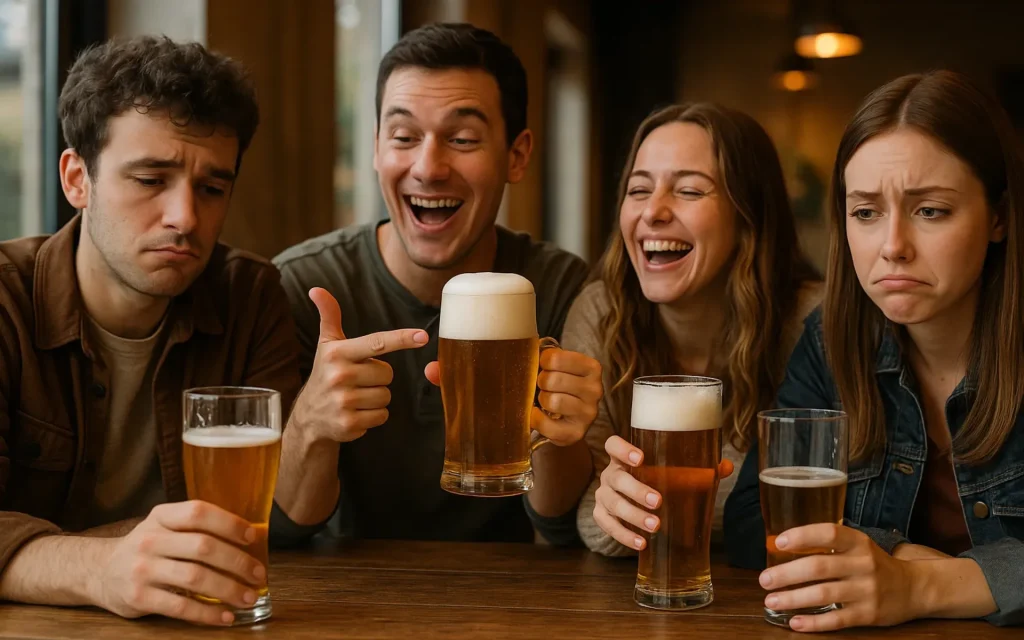 Proostmannen Schuimkop op bier